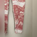 Beach Riot Sport Orange White Marble High Rise Leggings, Size Medium
