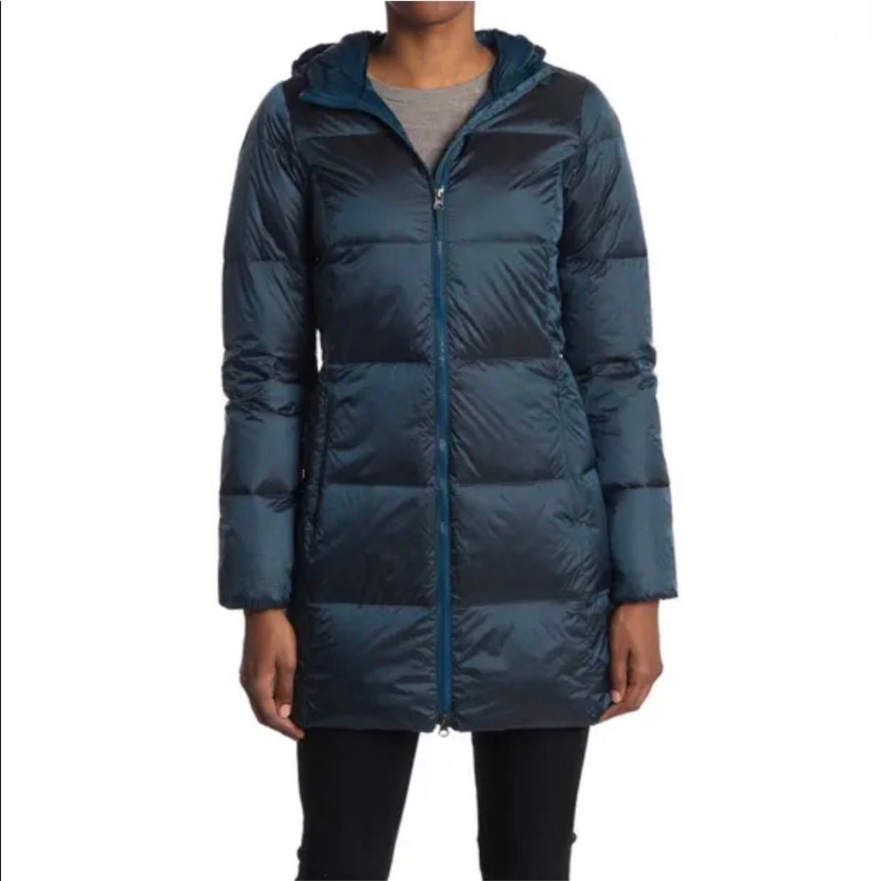NWT Eddie Bauer Peacock Luna Peak Down Parka Size Small