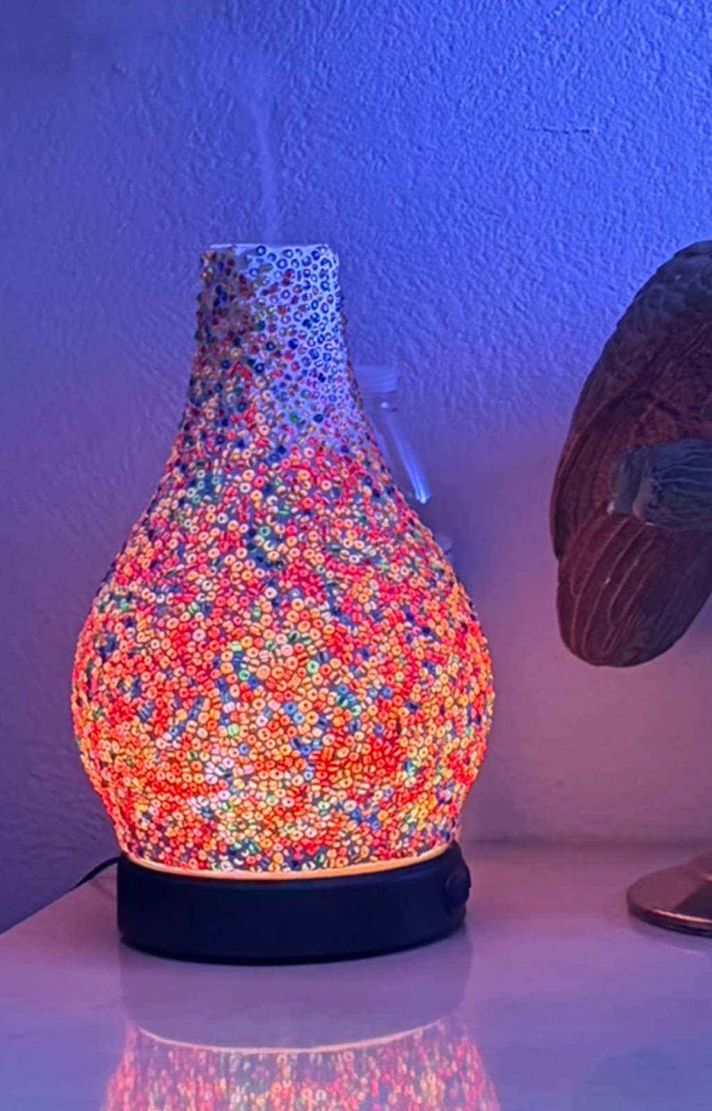 Scentsy INSPIRIT - SHADE ONLY Diffuser - A Mosaic Of Colorful Glass Beads Rare