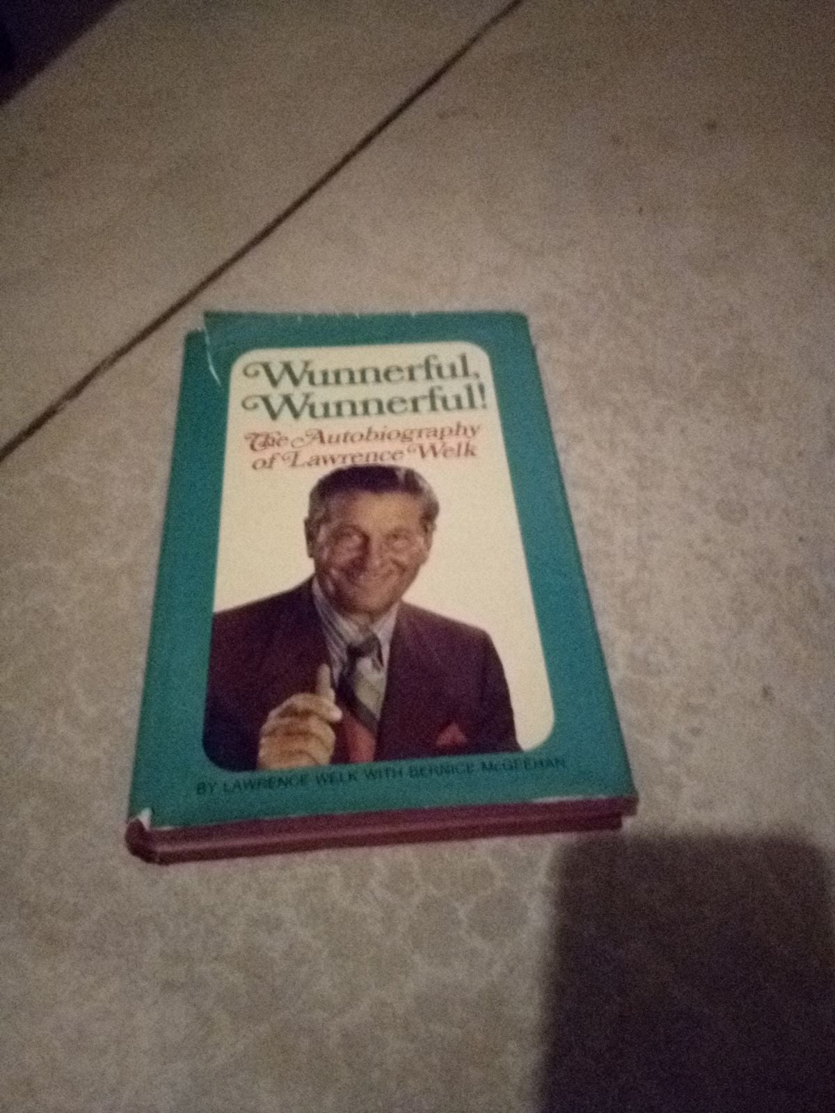 Lawrence Welk autographed book