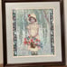 Rebecca's Portrait Vintage Crewel Framed