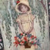 Rebecca's Portrait Vintage Crewel Framed