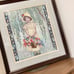 Rebecca's Portrait Vintage Crewel Framed