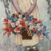 Rebecca's Portrait Vintage Crewel Framed