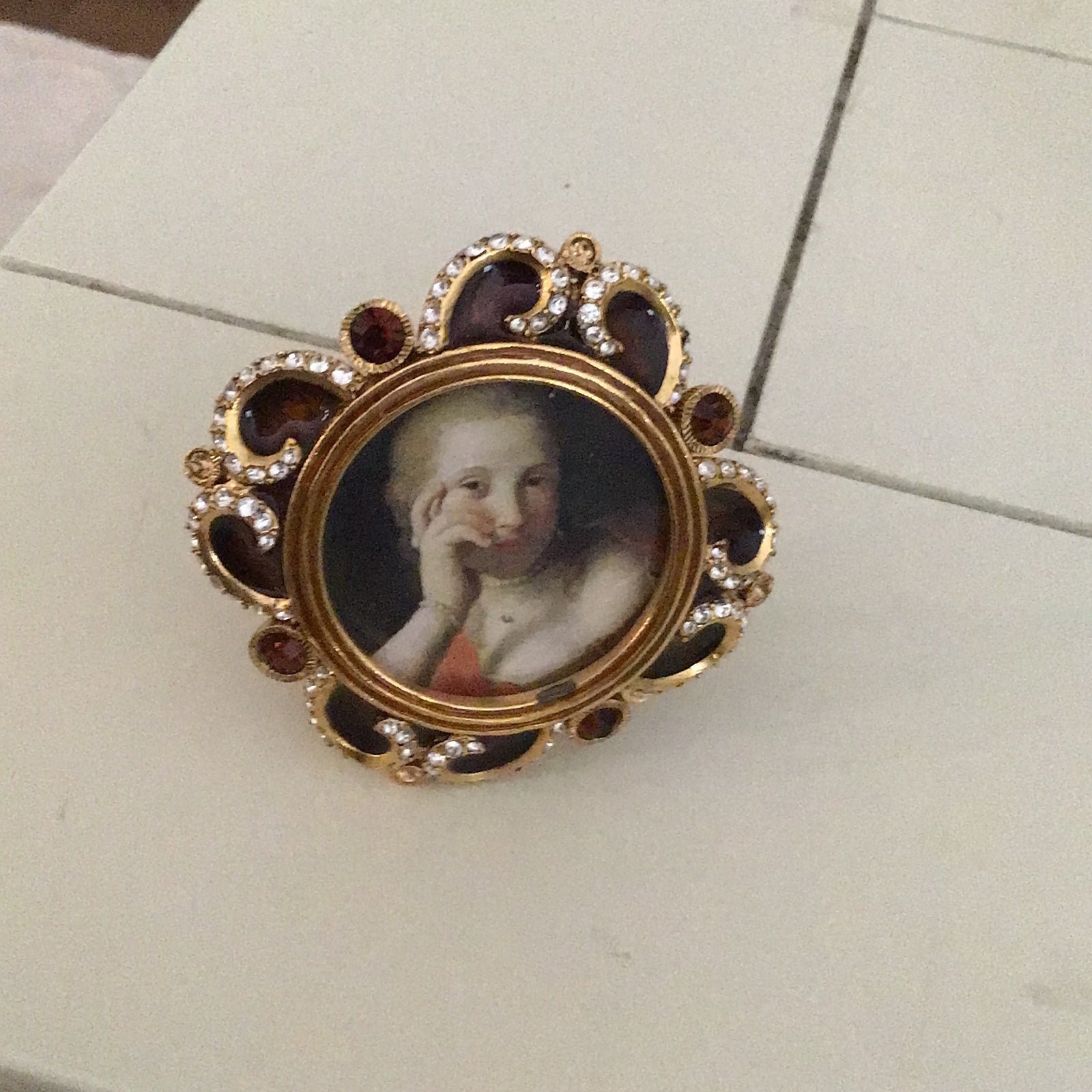Jay Strongwater Small Picture Frame with Crystals