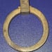 4 Vintage Art Deco Mid-Century Design Round Circle Drawer Pulls Handles K4280