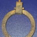 4 Vintage Art Deco Mid-Century Design Round Circle Drawer Pulls Handles K4280