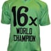Ric Flair Signed Custom Green Stats Jersey JSA