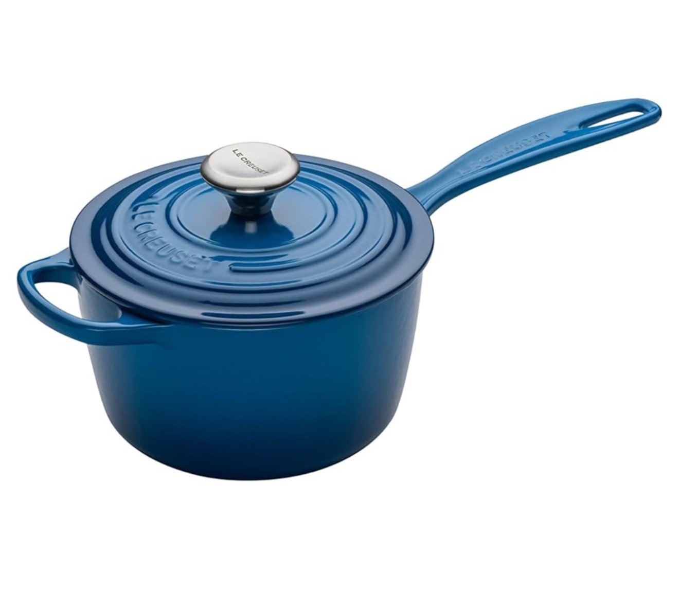 Le Creuset Enameled Cast Iron Signature Saucepan, 1.75 qt., Marseille