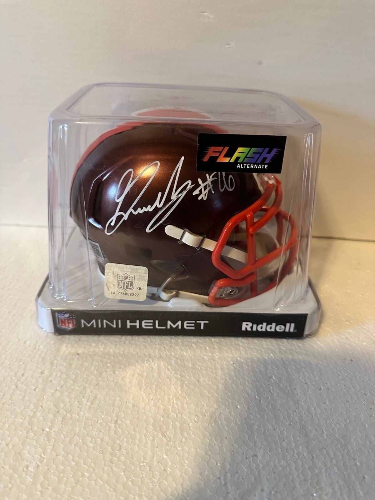 Greedy Williams Cleveland browns “Flash” Mini Helmet