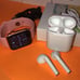 Rose gold & Iced White music tech set