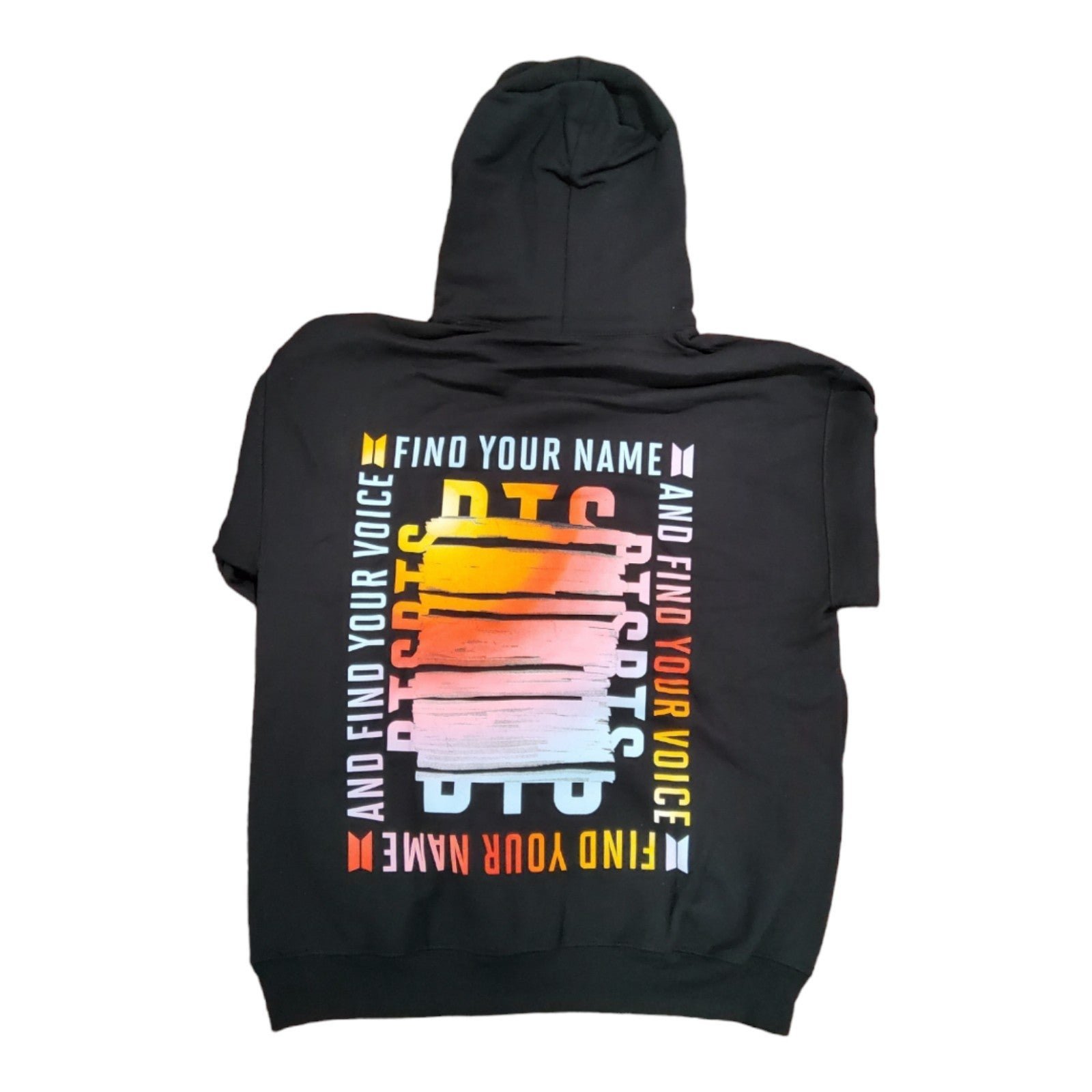 BTS SPEAK YOURSELF World Tour POP Up Store Official HOODIE SCRIBBLE SORBET (M)