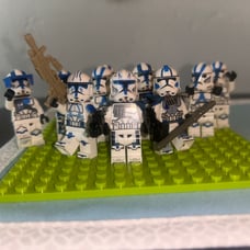 Lego 501st Clone Troopers (Rex, Hardcase, fives)