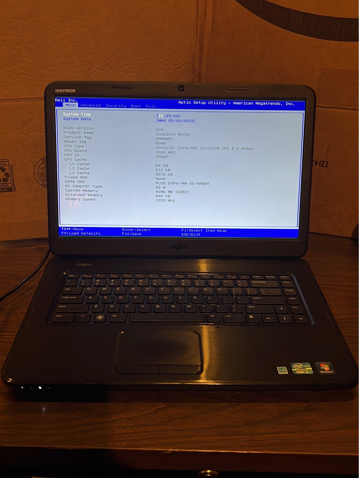 Dell Inspiron N5050