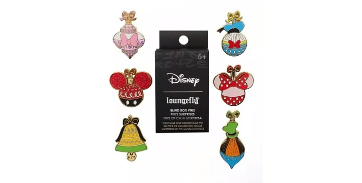 Loungefly Disney Mickey and Friends Ornaments Blind Box Pins Complete Set
