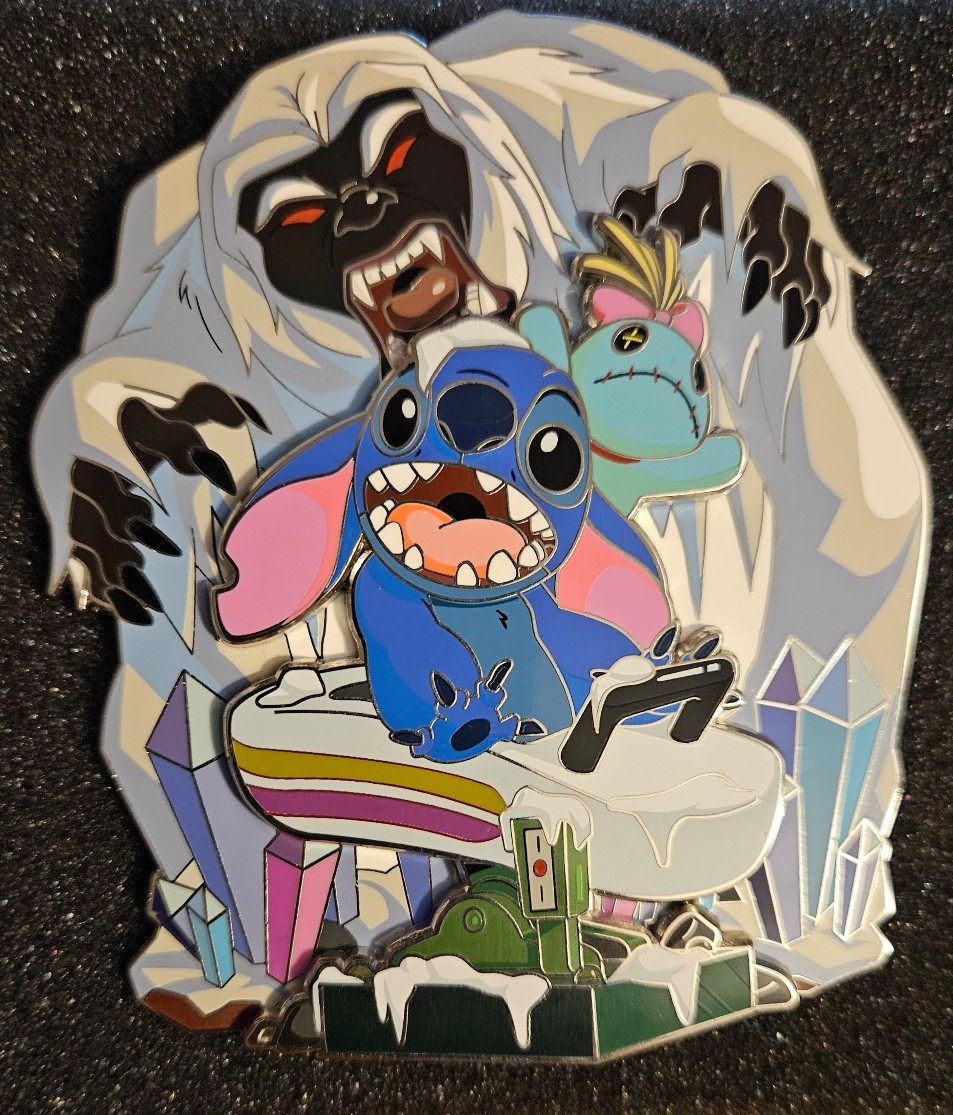 Boogieman Stitch disney Matterhorn Ride Pin