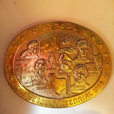 Texas Alamo Belt Buckle