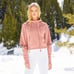 Alo Yoga Peak Pink Crop Cutout Elbow Hoodie