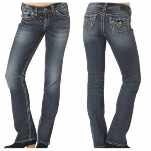 Silver Suki Fluid Mid Slim Boot Jeans