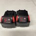 MILWAUKEE M18 5.0 Ah batteries (lot of two )