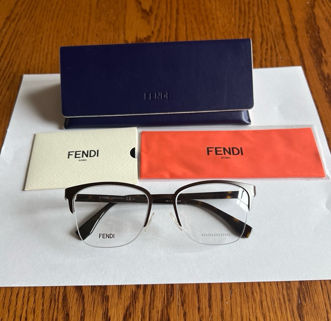 Fendi 0321 Men’s/Women’s Rimless Glasses
