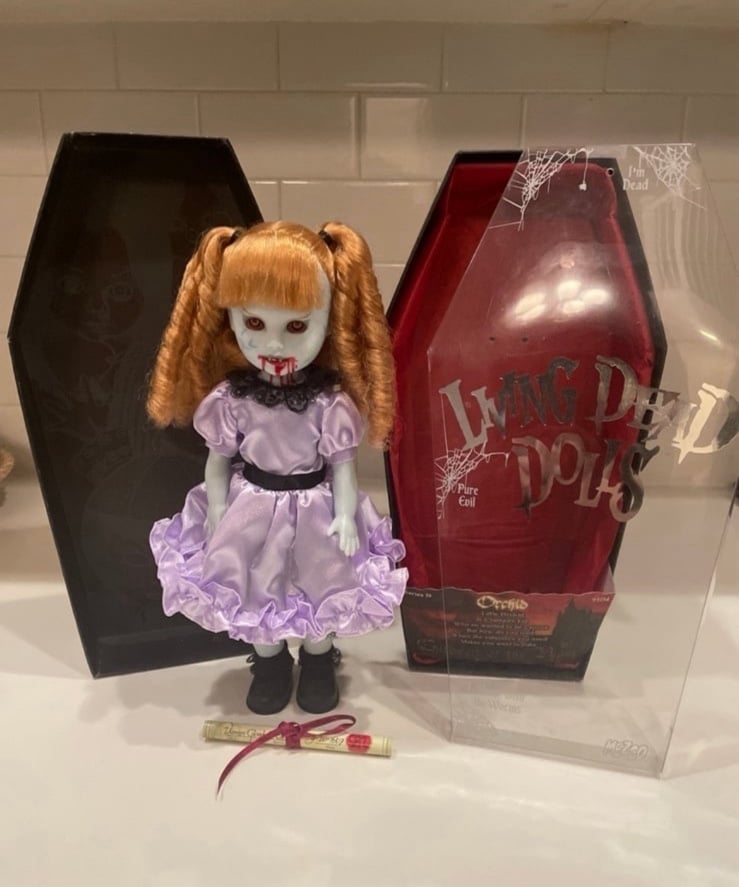 Living Dead Dolls Series 19 Orchid - Living dead doll Orchid vampire