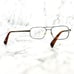 Force by Marchon Eyeglasses Coffee Brown Aviator Full Rim Frames 59-18-135