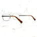 Force by Marchon Eyeglasses Coffee Brown Aviator Full Rim Frames 59-18-135