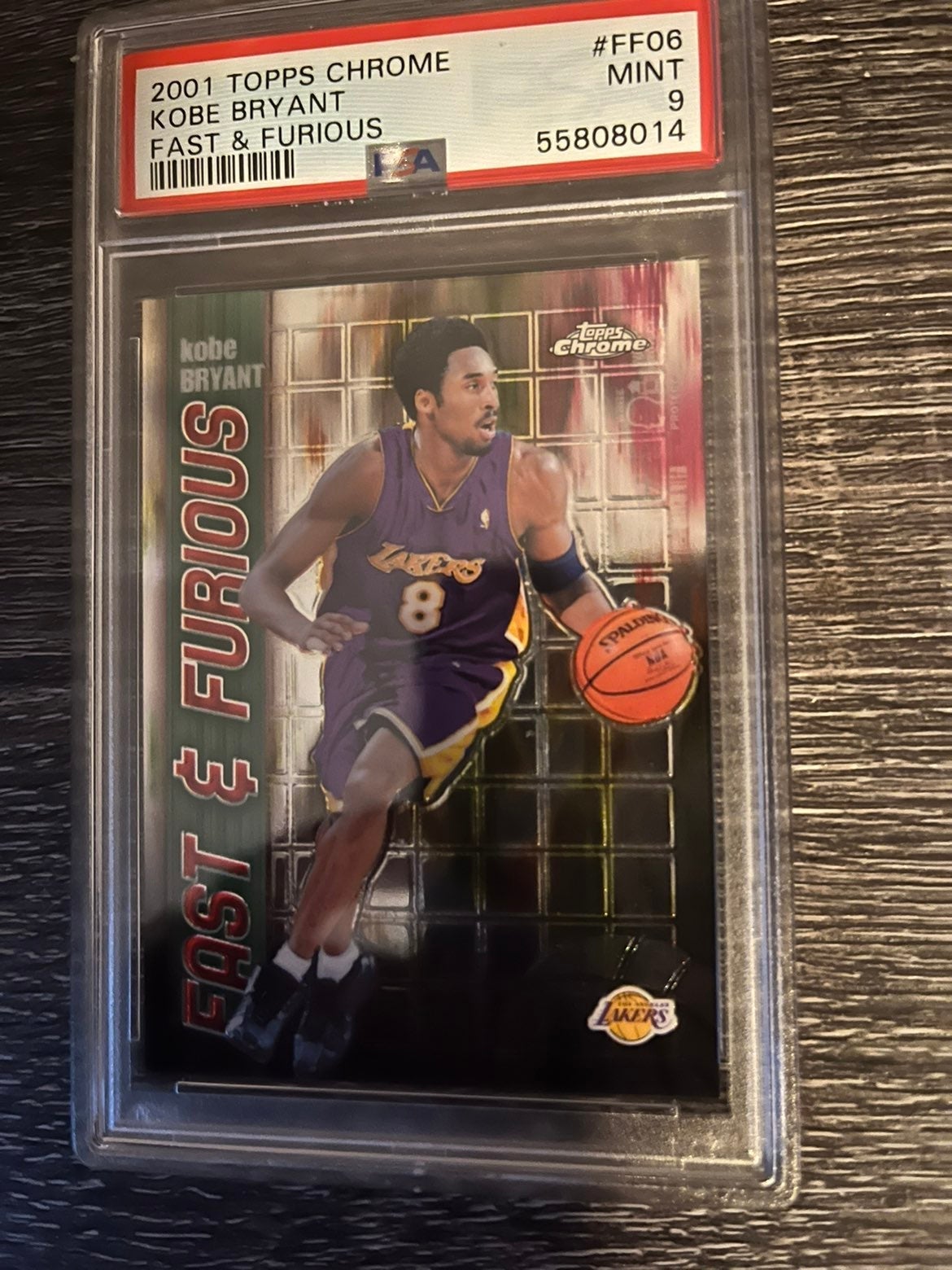 Kobe bryant psa 9 chrome