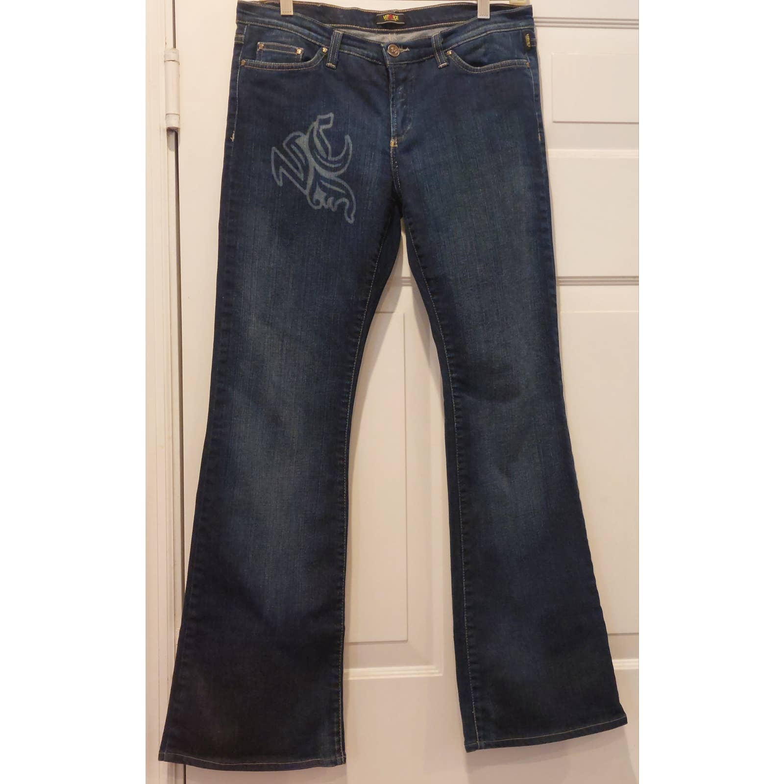 VINTAGE Boot Cut Old School VERSACE JEANS Couture Women's, Size 30/UK 12