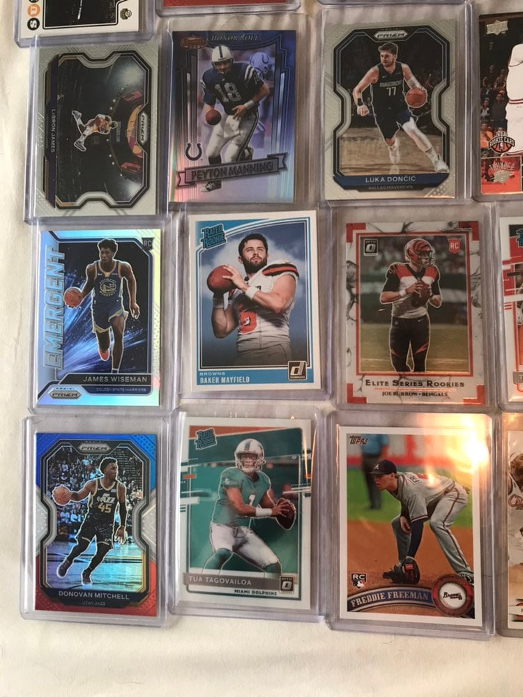 Sports card collection