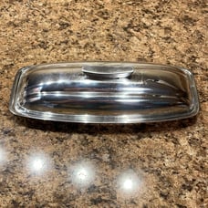 F.B. Rogers Silver Company Butter Dish with tray.
