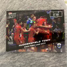 2017-18 Topps Now HUDDERSFIELD TOWN Achieve Premier League Safety RARE! PR/67