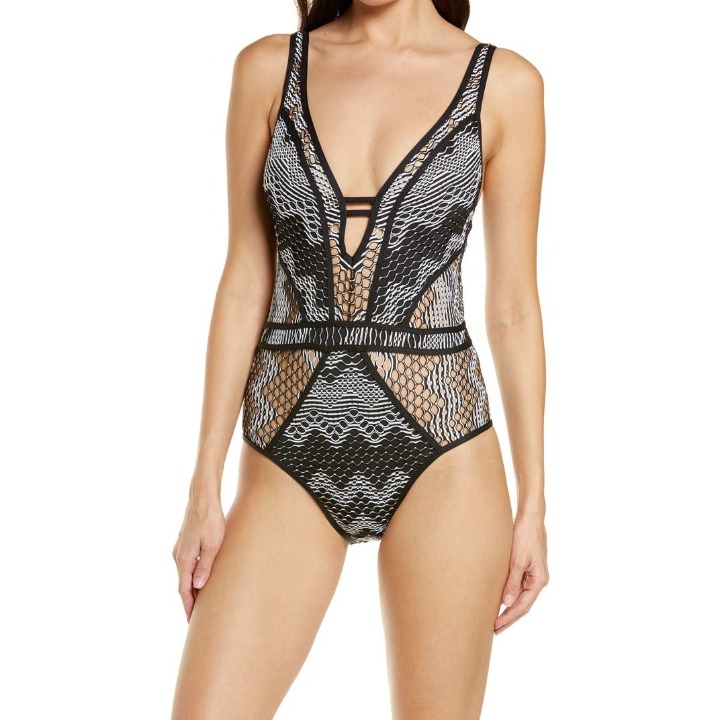 NWOT BECCA Reveal women One-Piece Swimsuit SIZE S