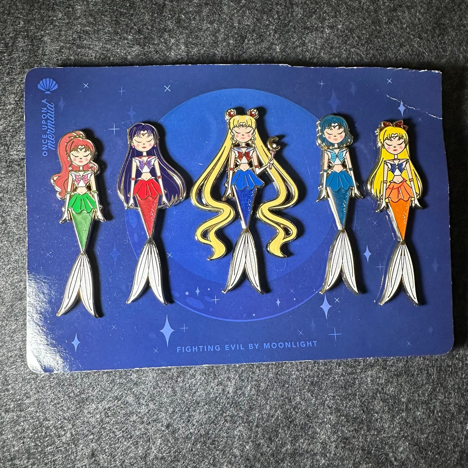 Sailormoon Mermaid anime fantasy pin set