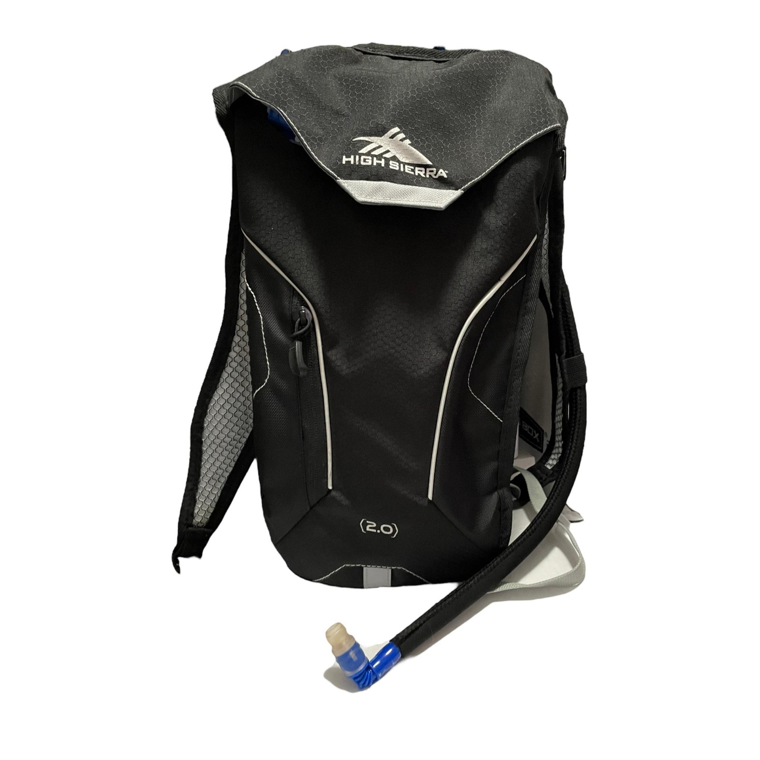 High Sierra Wave 70 Camping/Hiking Hydration Backpack w/2 Liter Reservoir -Black