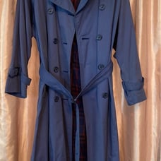 Burberry Trench Coat Size Small Color Blue