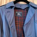 Burberry Trench Coat Size Small Color Blue
