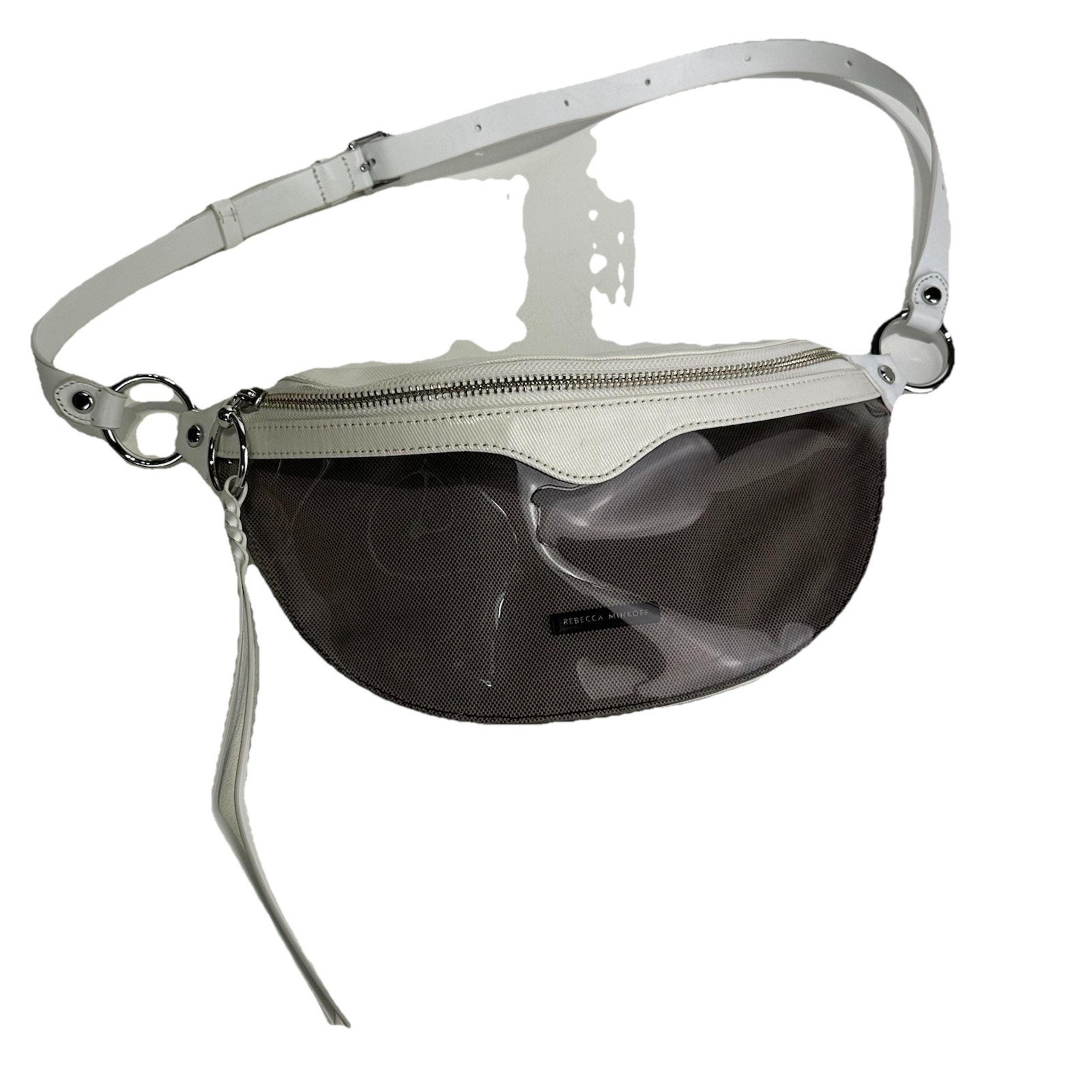 Rebecca Minkoff Bree PVC clear Leather Belt Bag Fanny Pack