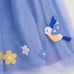 NWT Jojo MAMAN Cornflower & White Bird Tulle A-Line Dress 18-24