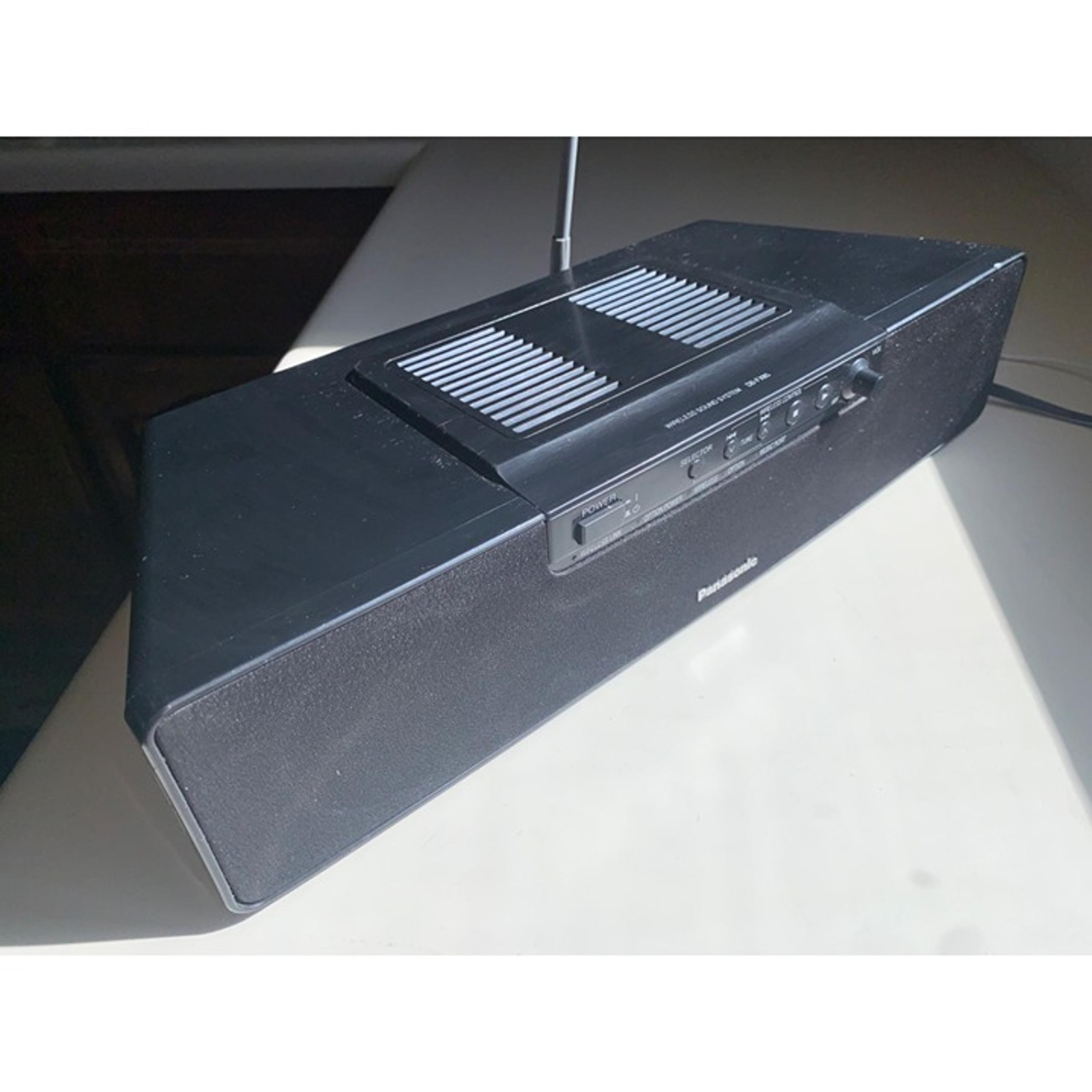 Panasonic SB-FX85 Wireless Sound Bar Speaker Wireless Receiver Tested Audio Jack