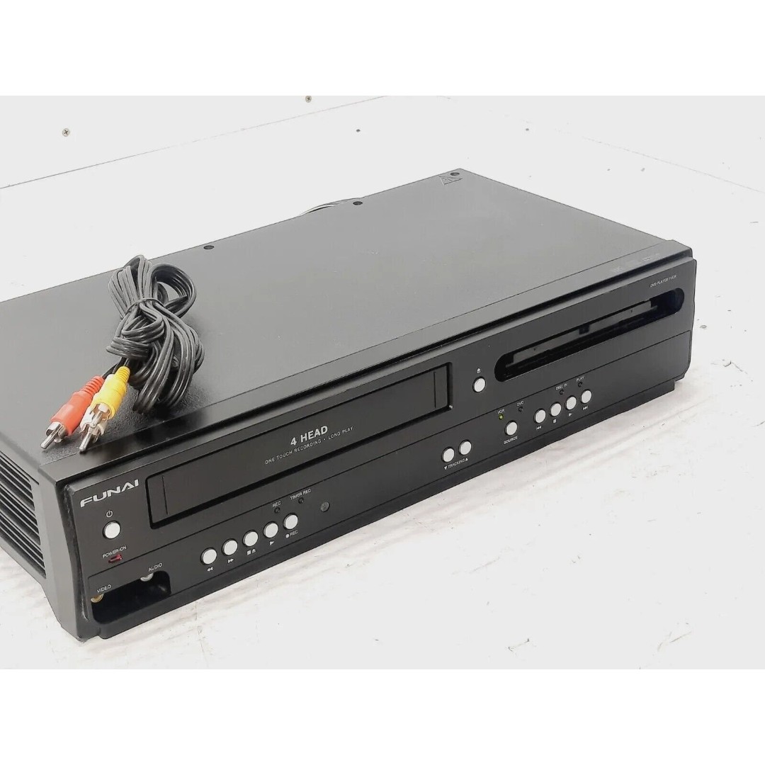Funai DV220FX4 DVD/VHS Combo Unit 4-Head VHS Player ■S■TESTED Working■S■