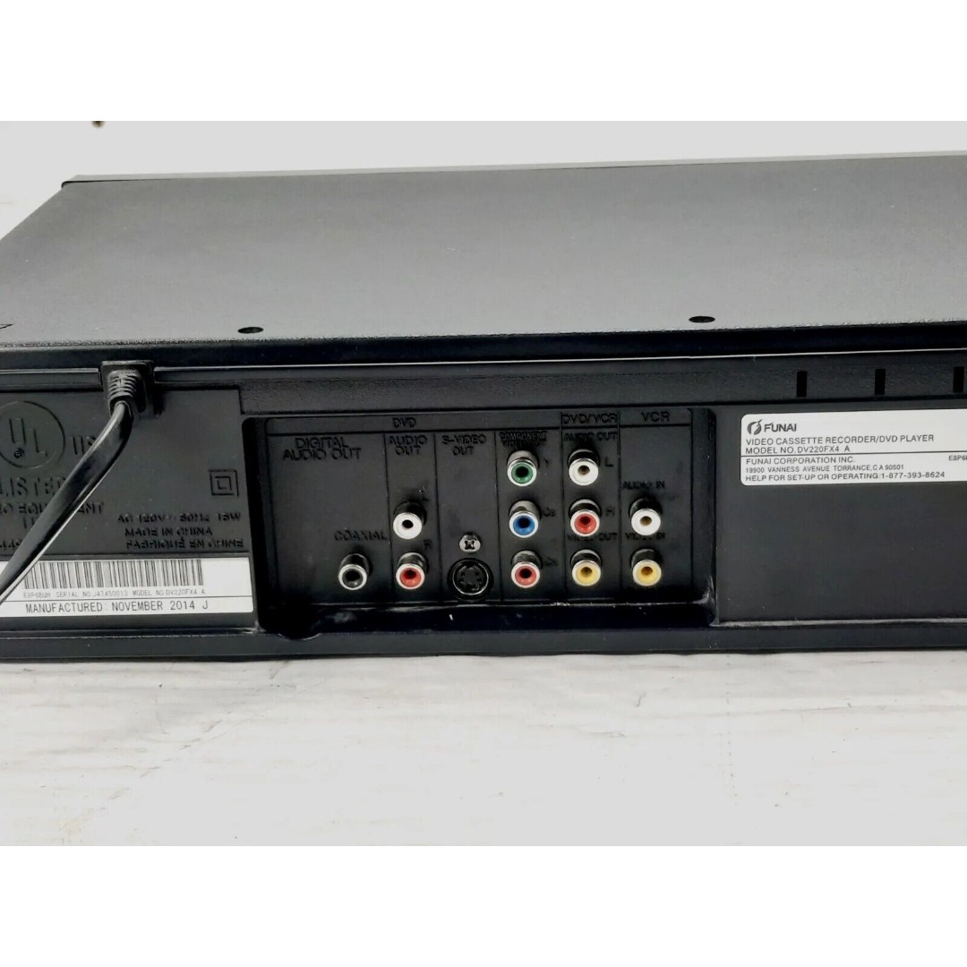 Funai DV220FX4 DVD/VHS Combo Unit 4-Head VHS Player ■S■TESTED Working■S■ - detail