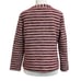 Tory Burch Cream & Pink Striped Nubby Knit Sweatshirt