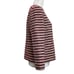 Tory Burch Cream & Pink Striped Nubby Knit Sweatshirt