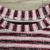 Tory Burch Cream & Pink Striped Nubby Knit Sweatshirt