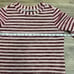 Tory Burch Cream & Pink Striped Nubby Knit Sweatshirt