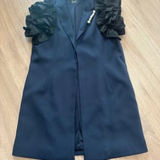 Hue Day to Evening Frill Sleeve Gilet (Vest)