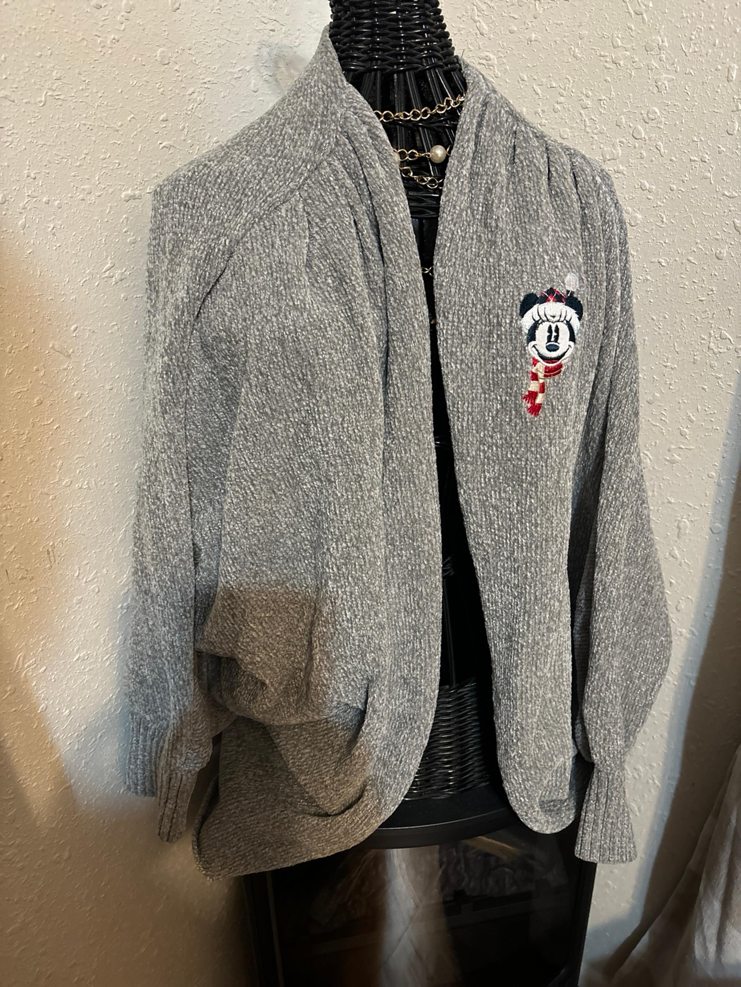 Disney Minnie Mouse Holiday Knit Cardigan Sweater for Women