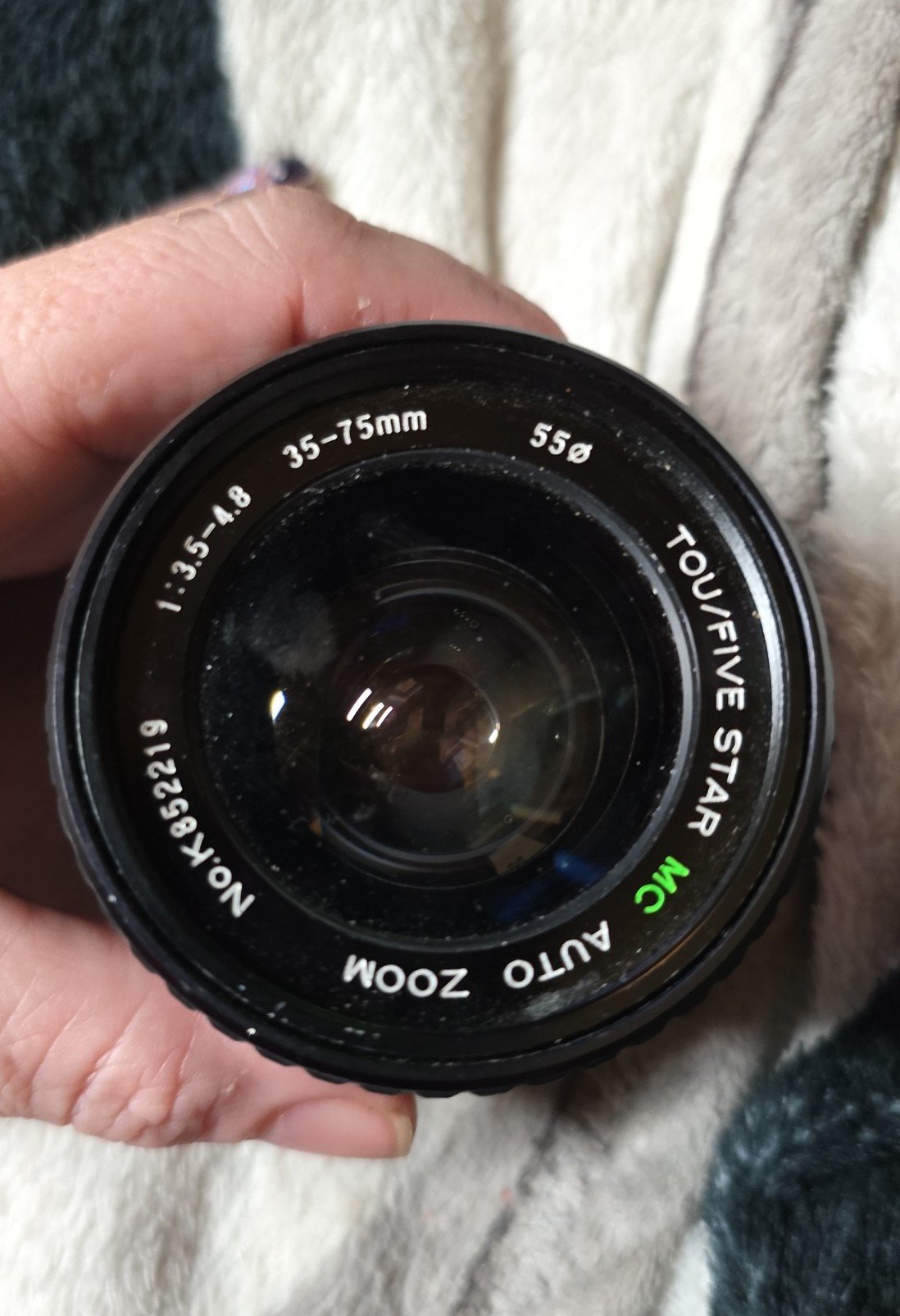 Tou/Five Star MC Auto Zoom f3.5-4.8 35-75mm Macro Lens {55}